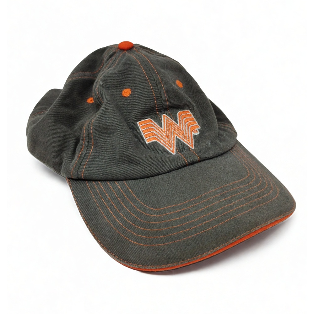Whataburger Cotton Crew Baseball Cap Adjustable Hat Streetwear Minimalist 00s